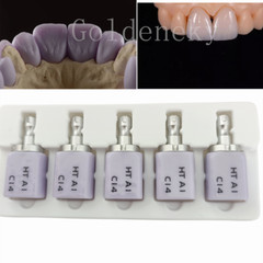 Low Transparency Dental Glass Ceramic Liithium Disslicate Blocks C14 CAD CAM