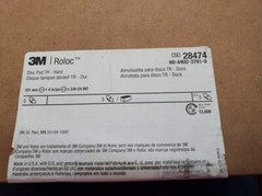 Genuine 3M 4” Roloc TR Quick Change Disc Pad Holder Hard 3/8”-24 Female