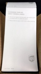 UPS Direct Thermal Fanfold Shipping Labels 1500 PC Sticker Zebra Compatible 4×8