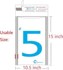 100 #5 10.5×16 Poly Bubble Padded Envelopes Mailers Shipping Bags AirnDefense