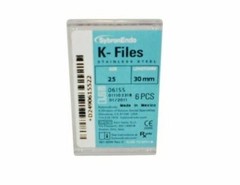 Kerr Sybron Endo Dental 30mm Stainless Steel K-files 6-file per box all size