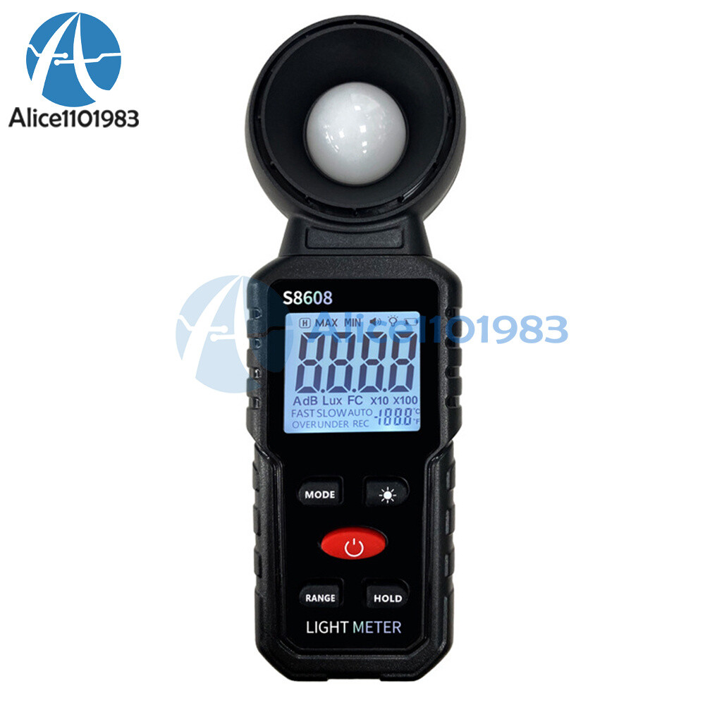 Digital Illuminance Meter Lumen Brightness Tester High Precision Photometer