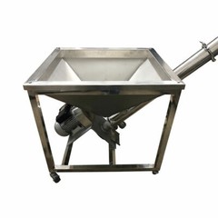98 inch Flour Screw Vibrating Hopper Inclined Conveyor Auger Feeder 2500MM