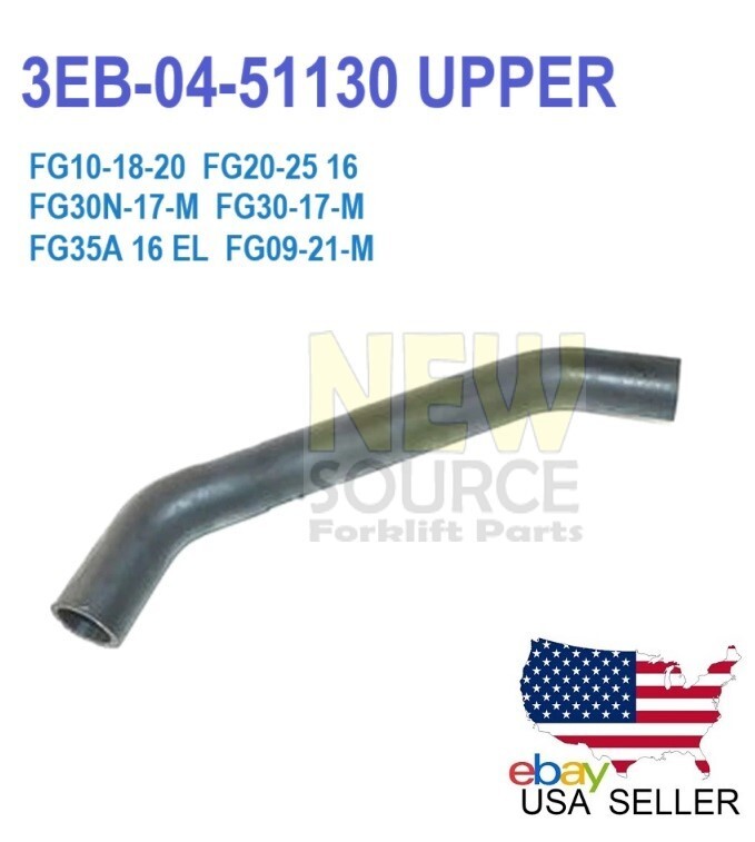 3EB-04-51130 RADIATOR HOSE UPPER WATER IN WITH K21 K25 KOMATSU T16 FG20~FG25