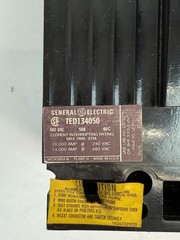 GE TED134050WL 50A 480V 3 Pole Circuit Breaker General Electric