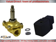 1/2 inch 12V DC Brass Electric Solenoid Valve NPT Gas Water Air Normally Closed