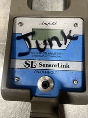 SENSORLINK AMPSTIK AC AMMETER 0-2000 AMP AUTO RANGING MODEL 8-006. For Repair. 2
