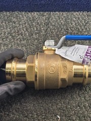 Homewerks 116-6-112-112: 1-1/2 in. Press x 1-1/2 in. Press Lead Free Brass Ball