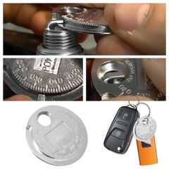 2PCS Spark Plug Measuring Tool, Wire Spark Plug Gauge Gapping Tool Scaled fro…