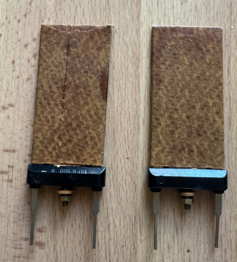 2 ~ Western Electric type 18 FB ~ flat resistors 900 ohms