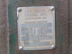 OHIO GEAR HH3 HIGH SPEED GEAR BOX T257998
