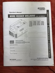 Lincoln 125, 140 Welder Operators Manual Troubleshooting and Learn To Weld DVD