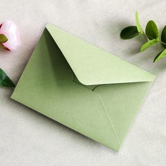 PONATIA 50 PCS/Pack A7 Envelopes, 5.25 x 7.25” Sage Green A7,