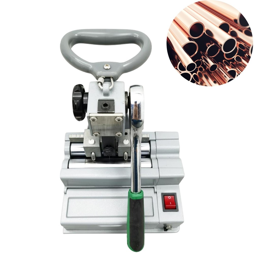 0.4″-1.4″ Copper/Stainless Steel/PVC Pipe Cutter Tube Cutting Machine 100-240V