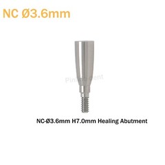 Dental Healing Abutment NC Ø3.6/4.8mm Dia Cover Screw fits ITI Straumann BL/BLT