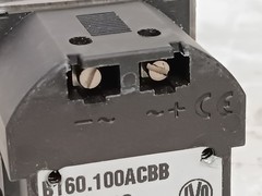 Baumer IVO B160.100ACBB hour meter 10-80 VDC panel mount elapsed time as picture