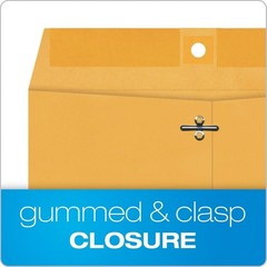 100 Pcs CLASP ENVELOPES 9×12 28lb Kraft Shipping Mailing Gummed Business Manila