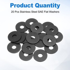 20Pcs Fender Washers M8 Carbon Steel Flat Washer 28mm OD 2mm Thick