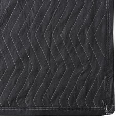 80″x72″ Furniture 24 Moving Blankets Protective Shipping Packing Pads Blue/Black