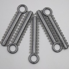 1040Pcs Dental Ligature Rubber Ties Orthodontic Elastic Bands Braces 6 Color