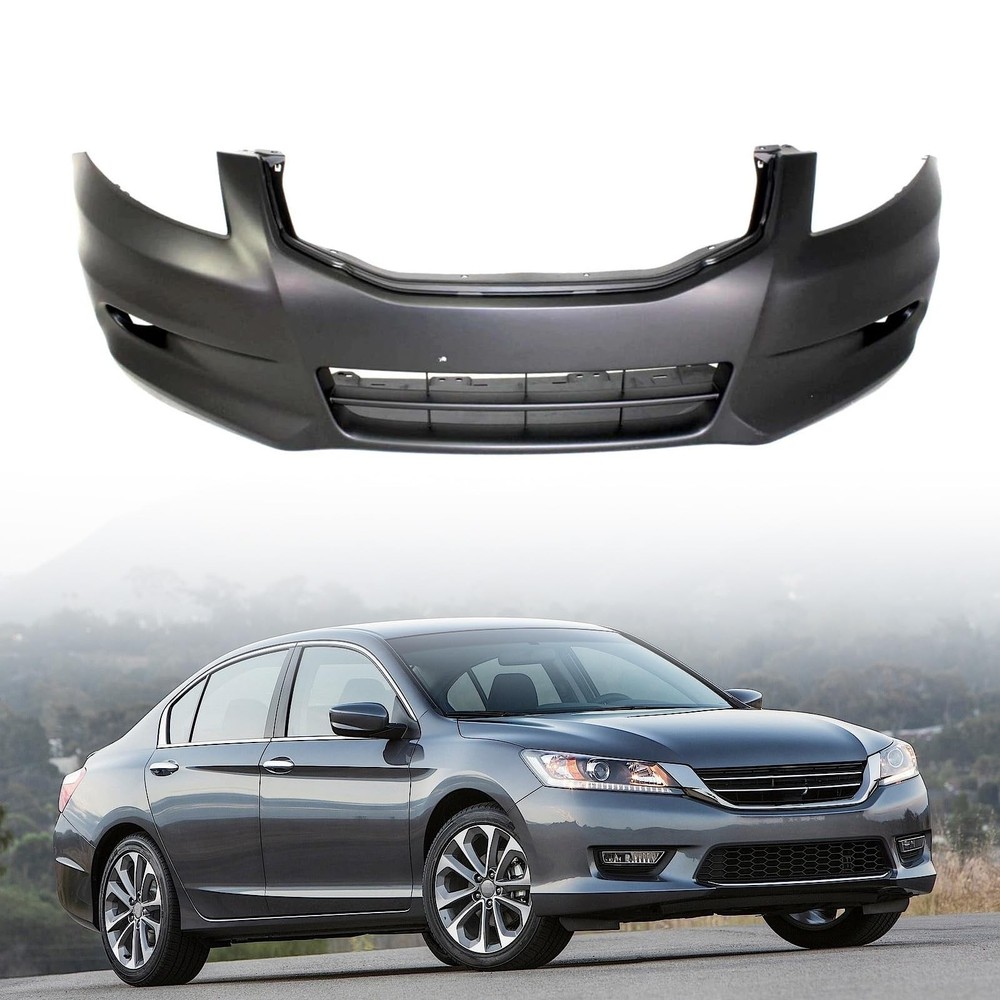 Front Bumper Cover 2011-2012 Honda Accord 04711-TA6-A91ZZ FogLight Spoiler Holes