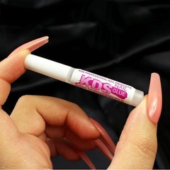 5 pcs KDS Nail Tip Glue – Adhesive Super Bond 0.07 Fl Oz (Pack of 5), Clear