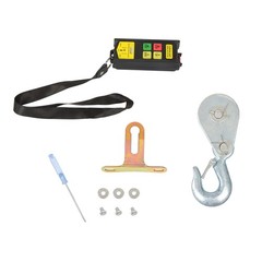 2200lbs Electric Hoist 328ft Wireless & 14ft Wired Remote Control 1600W 110V