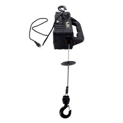 2-in-1 Portable Electric Hoist Power Winch 1100 lbs Wired Remote Control 1500W