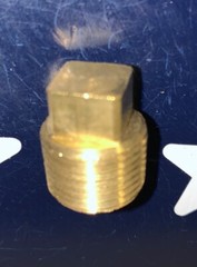 Merit 3/8” Male NPT Brass Pipe Plug 3/8 MNPT