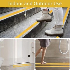 Anti Slip Tape 2″ x 30FT, Dark Yellow Heavy Duty Waterproof Non-Slip Safety T…
