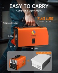3 IN 1 HITBOX 110V 200A MIG Welder ARC LIFT TIG MIG Gasless Welding Machine Home