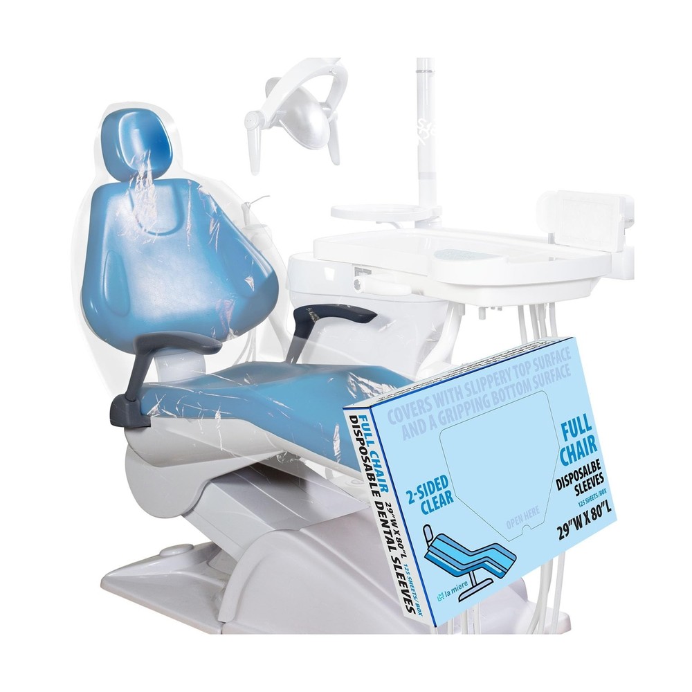 Non-slip Dental Full Chair Covers 29″ x 80″ Disposable Dental Chair Sleeve, W…
