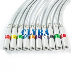Banana To Snap Pigtail ECG Adapters Cable 10pcs Per Bag AHA 30cm 0.98Feet