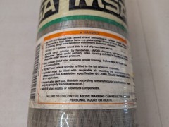 MSA H-45 TC-SU 5303-310 CARBON FIBER BREATHING AIR CYLINDER TANK 300BAR ~2014