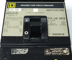 SQUARE D KA26150AC 2 Pole 150 AMP Type KA I LINE Circuit Breaker 600 VAC