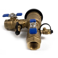 1″ 720A Pressure Vacuum Breaker Assembly, Brass Backflow Preventer Valve, 400PSI