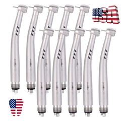 Dental Fiber Optic E-generator LED High Speed Handpiece Turbine 4 HOLE