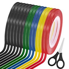 15 Rolls 1/8 Inch Whiteboard Pinstripe Tape – 108 Feet Per Roll for Dry Erase Bo