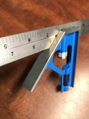 Empire Level E250 12″ Heavy Duty Combination Square w/Etched Graduations Read