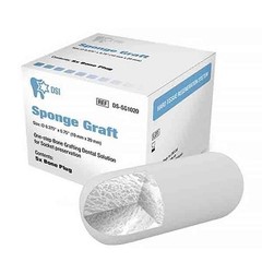 DSI DS-SG1020 Sponge Graft Collagen Plugs With Bone Graft Sterile 10mmX20mm 5/Pk