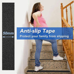 Anti Slip Non Skid High Traction Safety Grit Grip Tape Strips Self Adhesive Back
