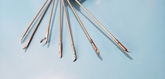 Aesculap OG350R,352R,353R,355R Surgical ENT Scissors Instruments Set of 7 W-Tray