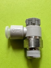 SMC AS2201FG-N01-06SA Flow Control 90° 1/8 MPT x 6mm (Lot of 2) New Fast Ship