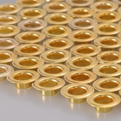 Yescom 1000 pcs 1/2″ Grommet Kit 12mm Size #4 Eyelets and Washers Brass YES0383