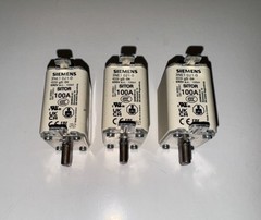 3 Pcs Set SIEMENS 3NE1021-0 690VAC 100A 100ka Sitor 100A PKF OF 3 NSMP
