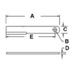 Rotary Cutter Blade Schulte Fits 1520 5026 V1280 XH1500 401028 401028-A FK-401-0