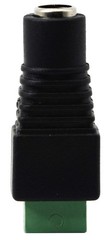 Dc 5.5 X 2.1mm Adapter 2.1 X5.5mm Female Barrel Power Jack To 2 Pin/way Female B