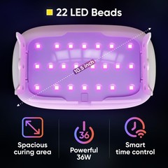 CRAFT RESIN UV Resin Kit with Light – 36W 22 LED Big Lamp and 200g Hard Type …