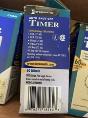 Lot Of 3 – Intermatic FD60MH TIMER SPR WND 60MIN 125/257VAC 1NO-SPST