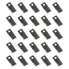 Disc Mower Blade Left Hand 25 Pack fits John Deere fits Kuhn fits Case IH